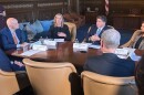 Gov. JB Pritzker speaks at a news conference following his 2026 budget address. Pritzker joined six other Midwestern governors in a letter to EPA Administrator Lee Zeldin urging an emergency waiver on the use of E15 ethanol gasoline this summer.