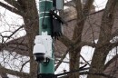 A Flock camera by Grant and Kirkwood. Several local agencies maintain Flock contracts, including the Monroe County Sheriff's Office and IU Police Department.