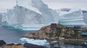Scientists say the iceberg is unstable and could be a threat to the village nearby.
