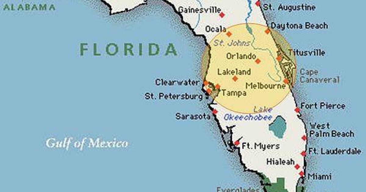 Tampa To Orlando Map Census: Latino Growth Among Fastest In Counties Around Tampa, Orlando |  Wusf Public Media