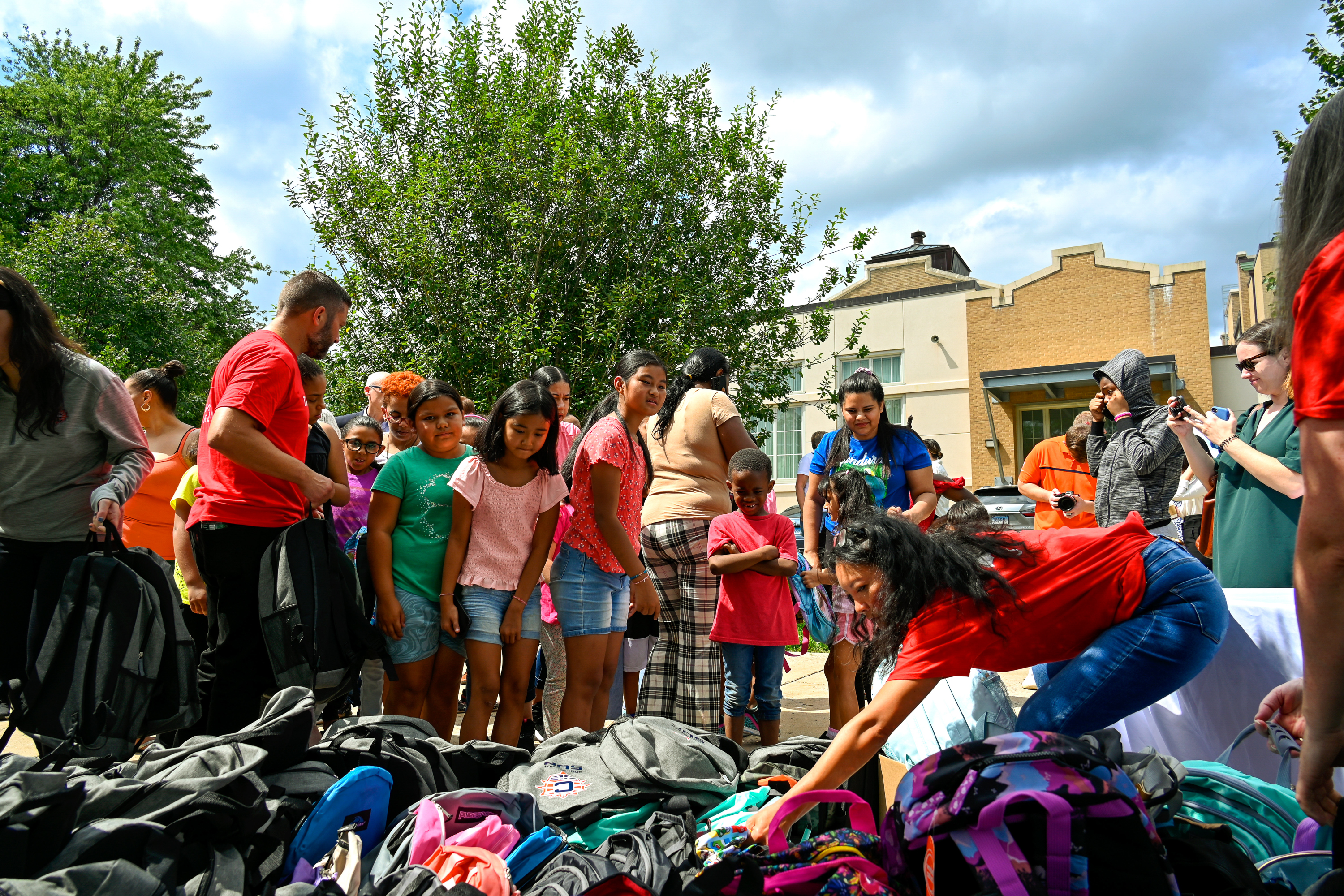 Back to school drive eases burden for Hartford parents