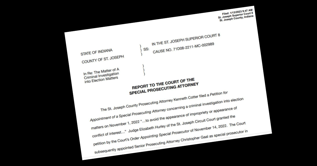 Former St. Joseph County Clerk cleared of allegations