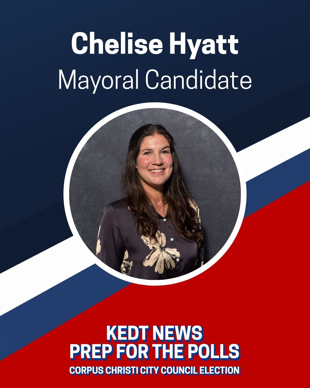 Chelise Hyatt mayoral candidate graphic