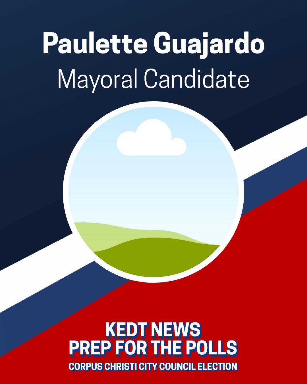 Paulette Guajardo mayoral candidate graphic