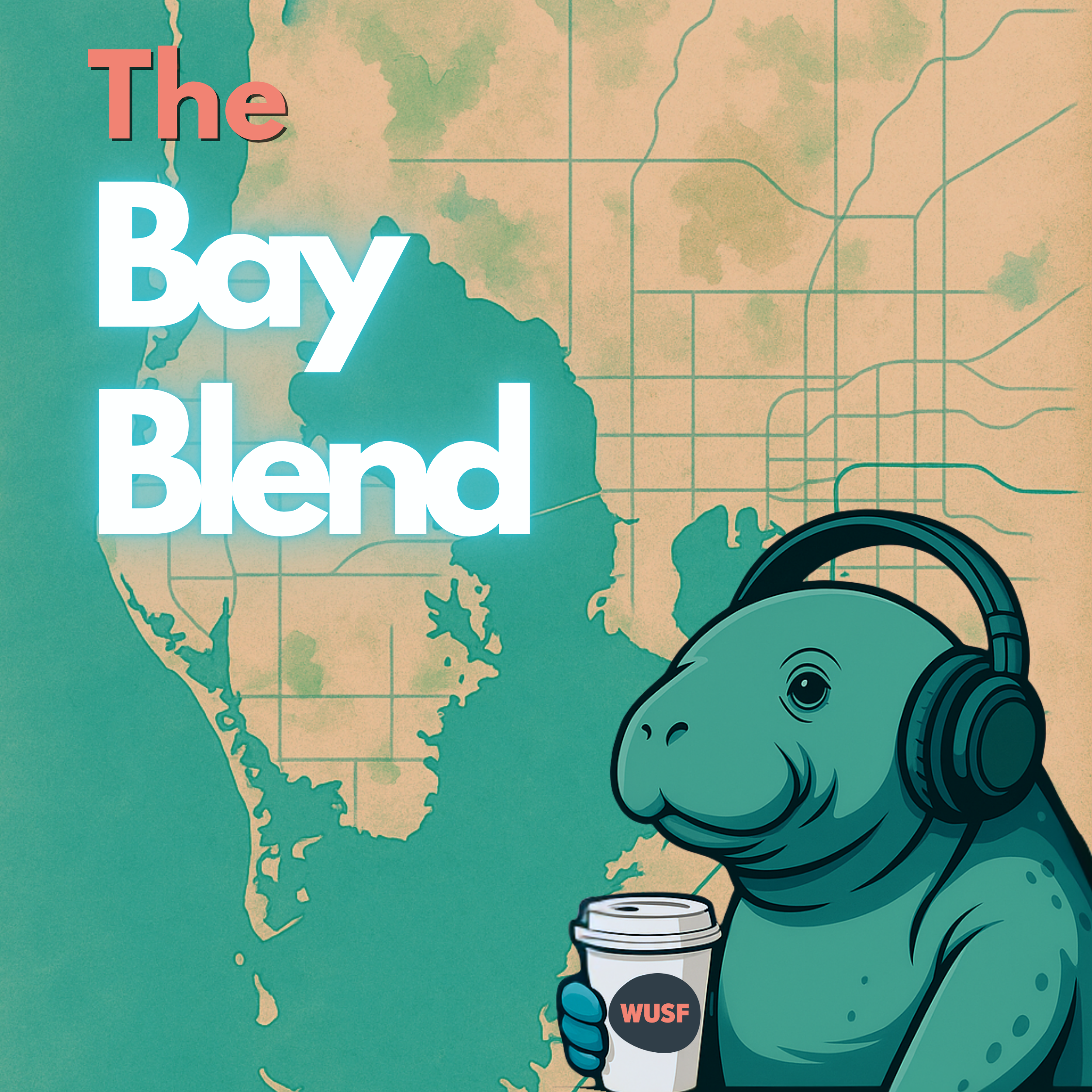 Podcast artwork with the name of the podcast.