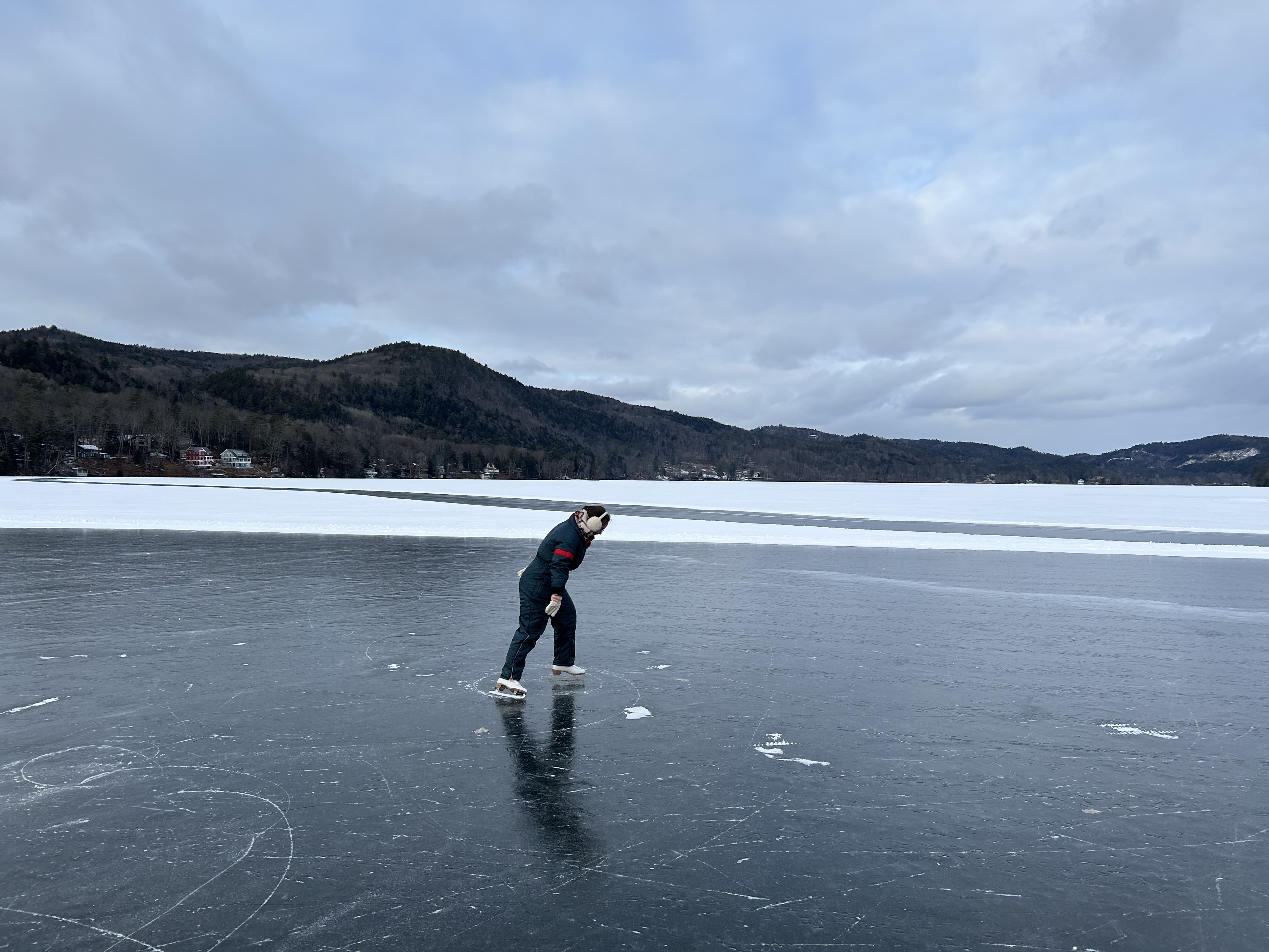 As Fairlee takes over Lake Morey ice skating loop, a tradition