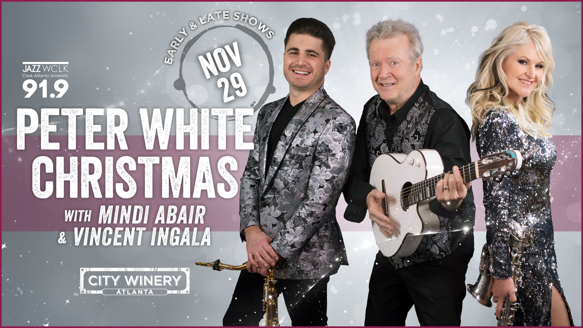 クリスマス   Clara & Peter November 29: A Peter White Christmas At City Winery Featuring
