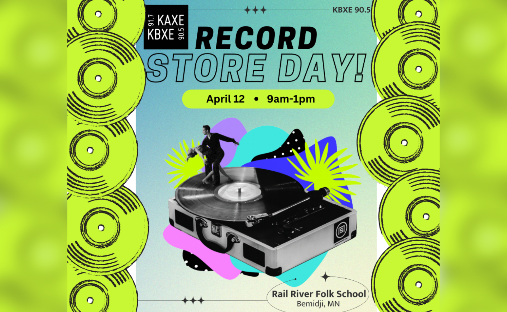 Celebrate Record Store Day with KAXE/KBXE on April 12 in Bemidji