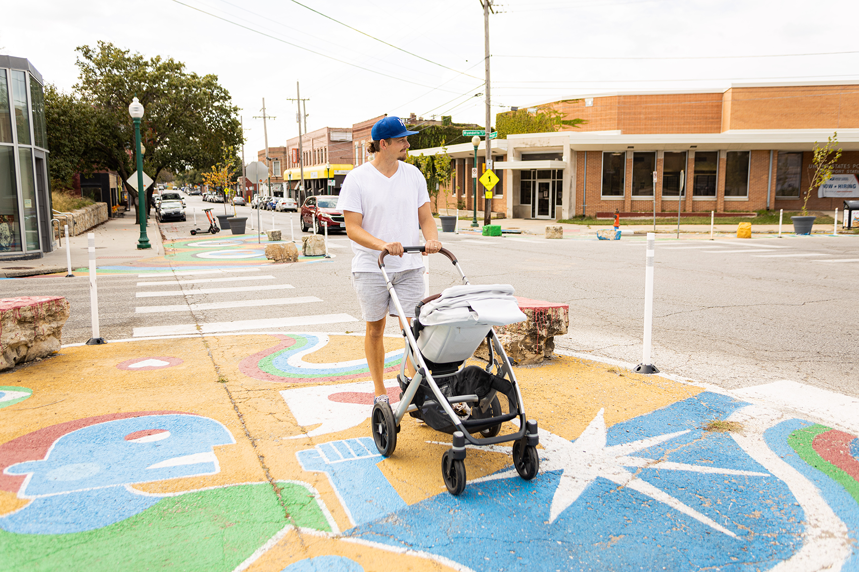 Across Kansas City, asphalt art is paving the way for safer streets