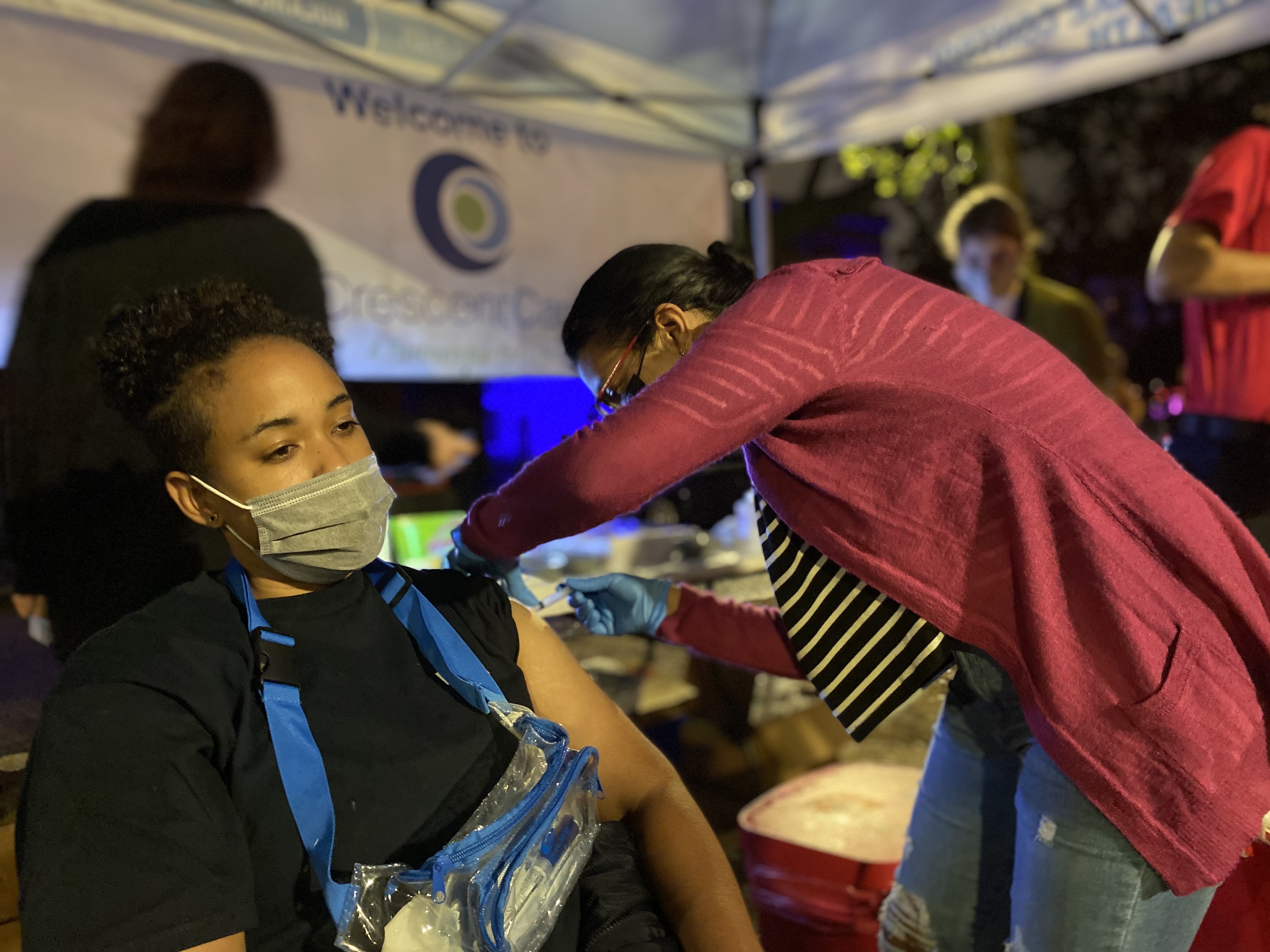 Shots For Shots Vaccine Event At Dragon's Den Draws A Young Crowd - Vimarsana News