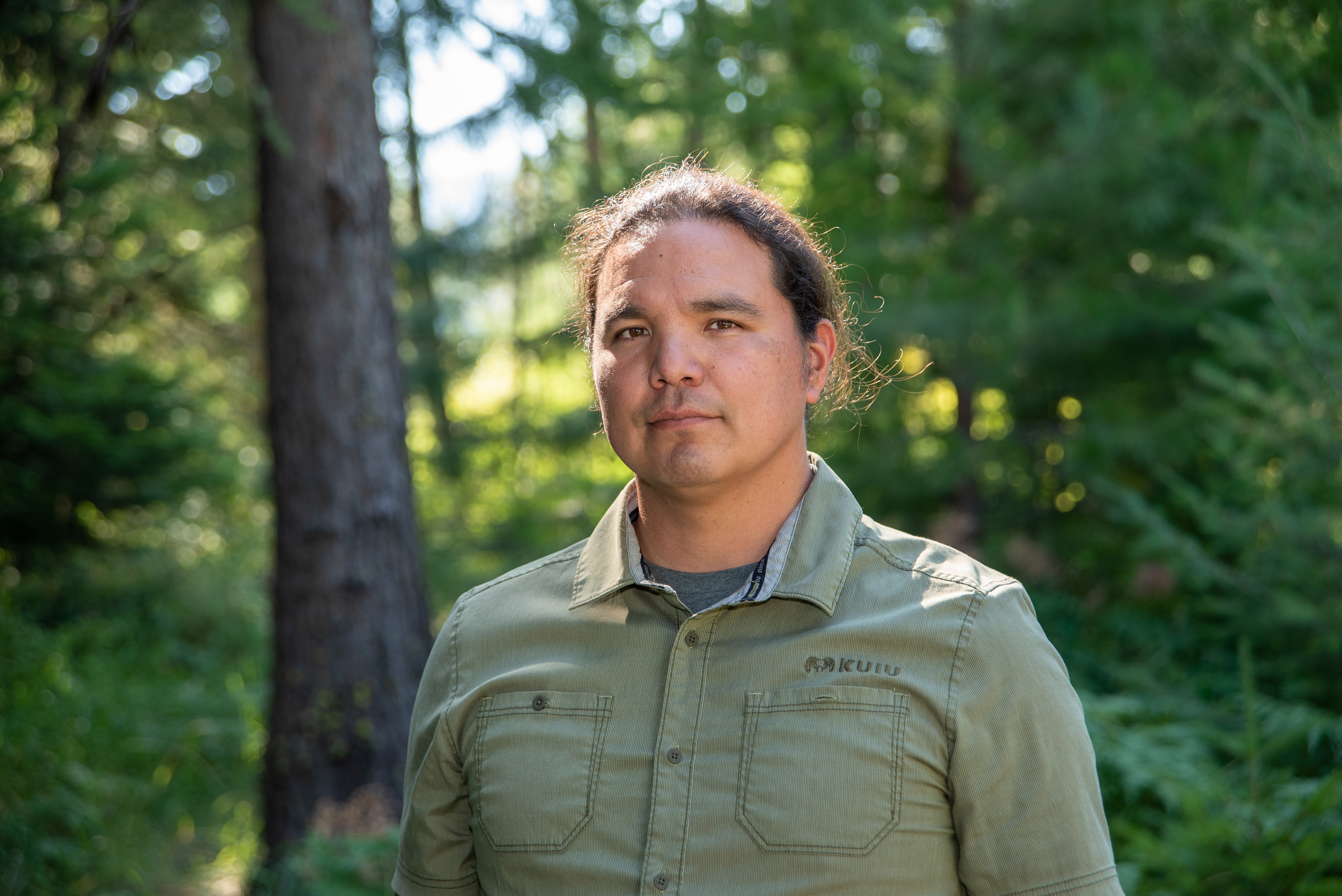 Andrew Wildbill is the Wildlife Program manager for the Confederated Tribes of the Umatilla Indian Reservation (CTUIR) in northeastern Oregon. Wildbill oversees the management of both on- and off-reservation lands, which the tribes manage by prioritizing first foods like salmon, deer, elk, roots and berries.