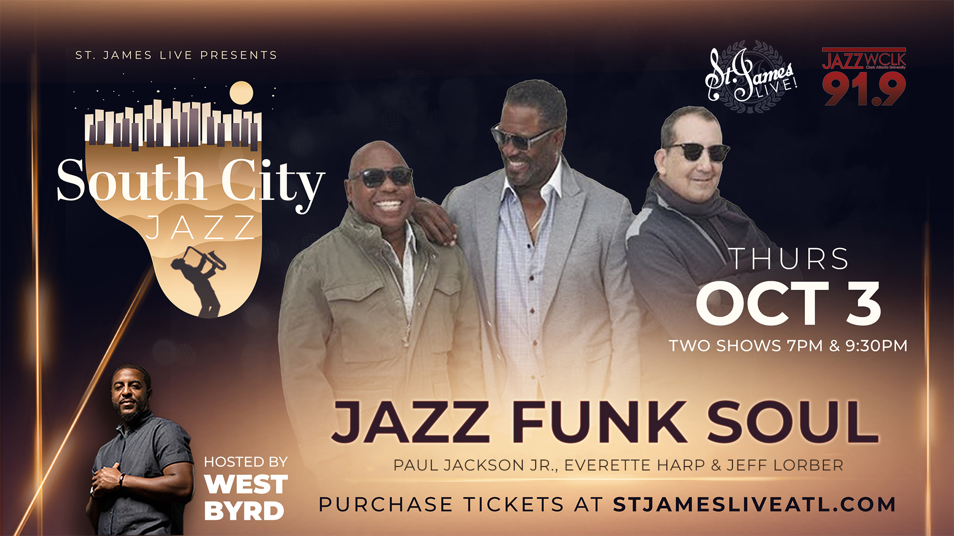 October 3: Jazz Funk Soul(Paul Jackson, Jr., Everette Harp