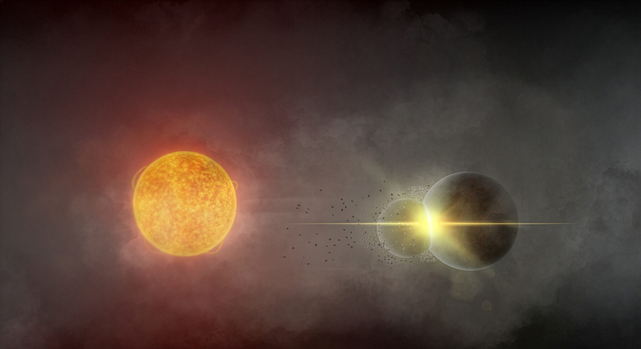 その他 Planet_K UW astronomers publish rare evidence of planets colliding | KNKX