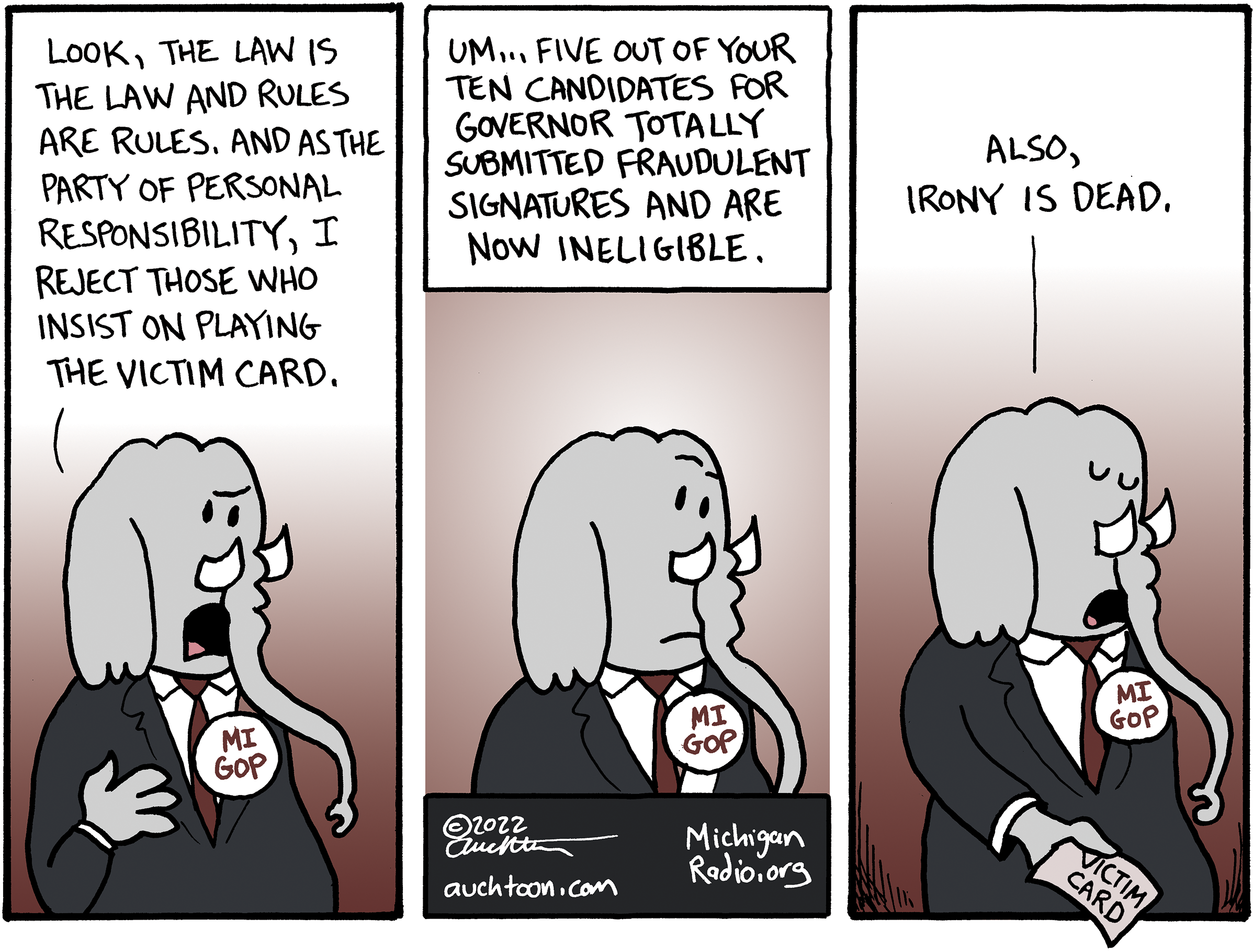 Irony In Editorial Cartoon