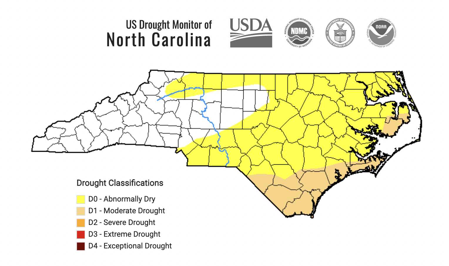 Persisting drought conditions bring burn bans, water conservation alerts to  the tri-county region | WHQR