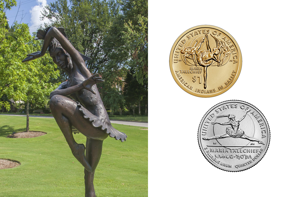 大型52cm 真鍮orブロンズ バレリーナ像 ソムチャイ風 ヴィンテージ 彫刻 Famed Oklahoma ballerina sisters are being memorialized in metal