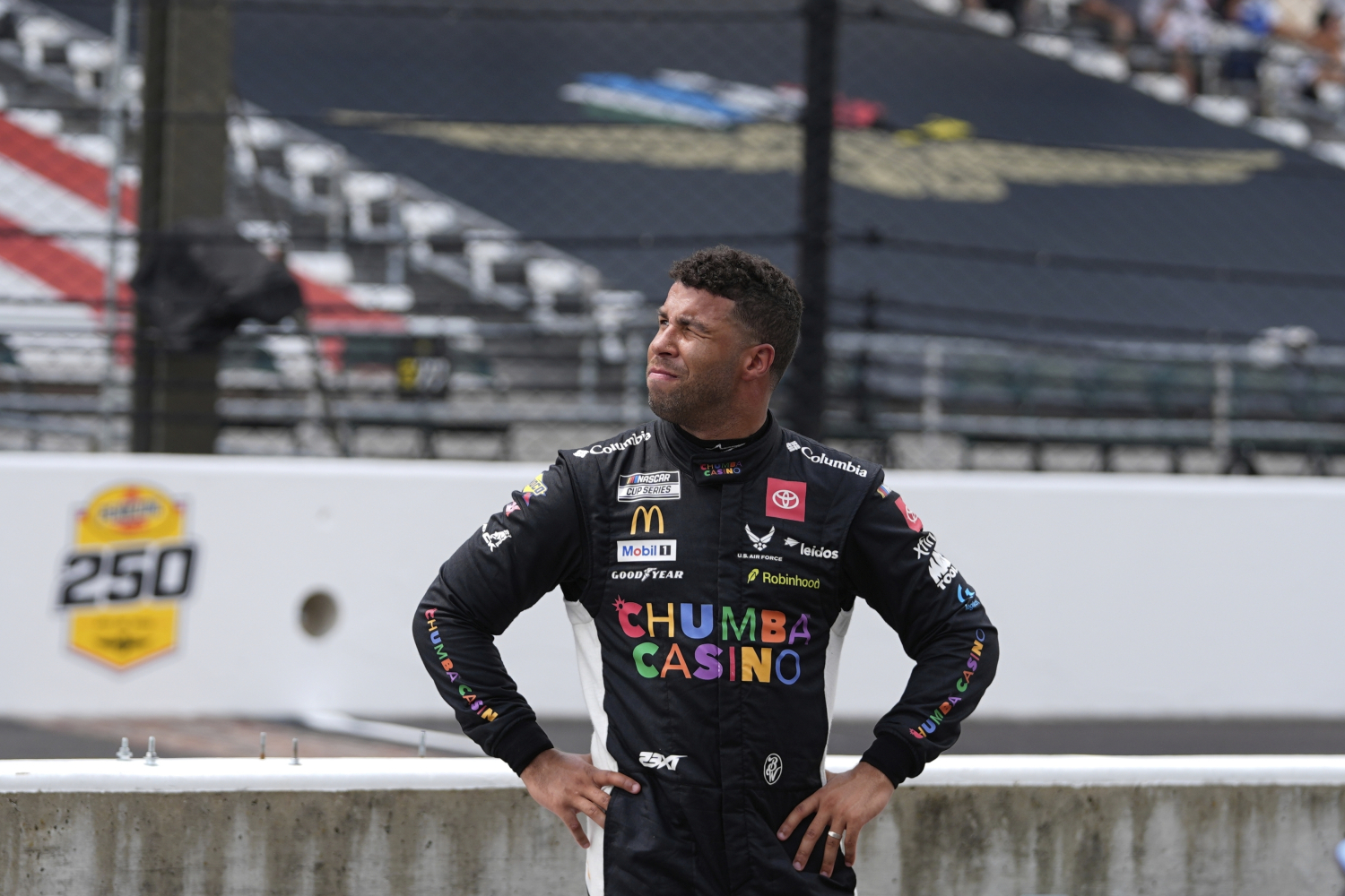 Bubba Wallace becomes first Black driver to win a major race on Indianapolis' oval