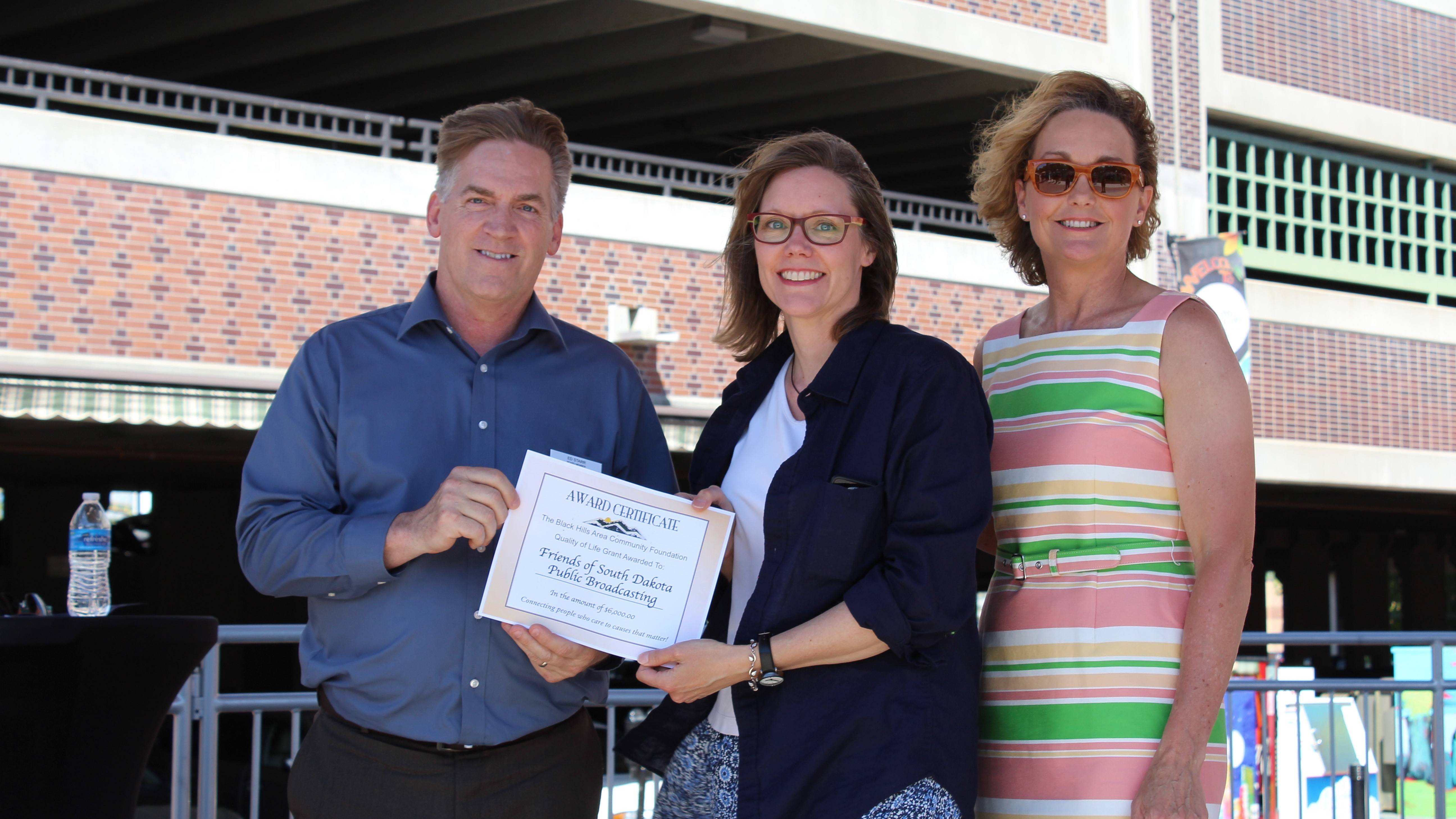 SDPB Receives Grant from Black Hills Area Community Foundation 