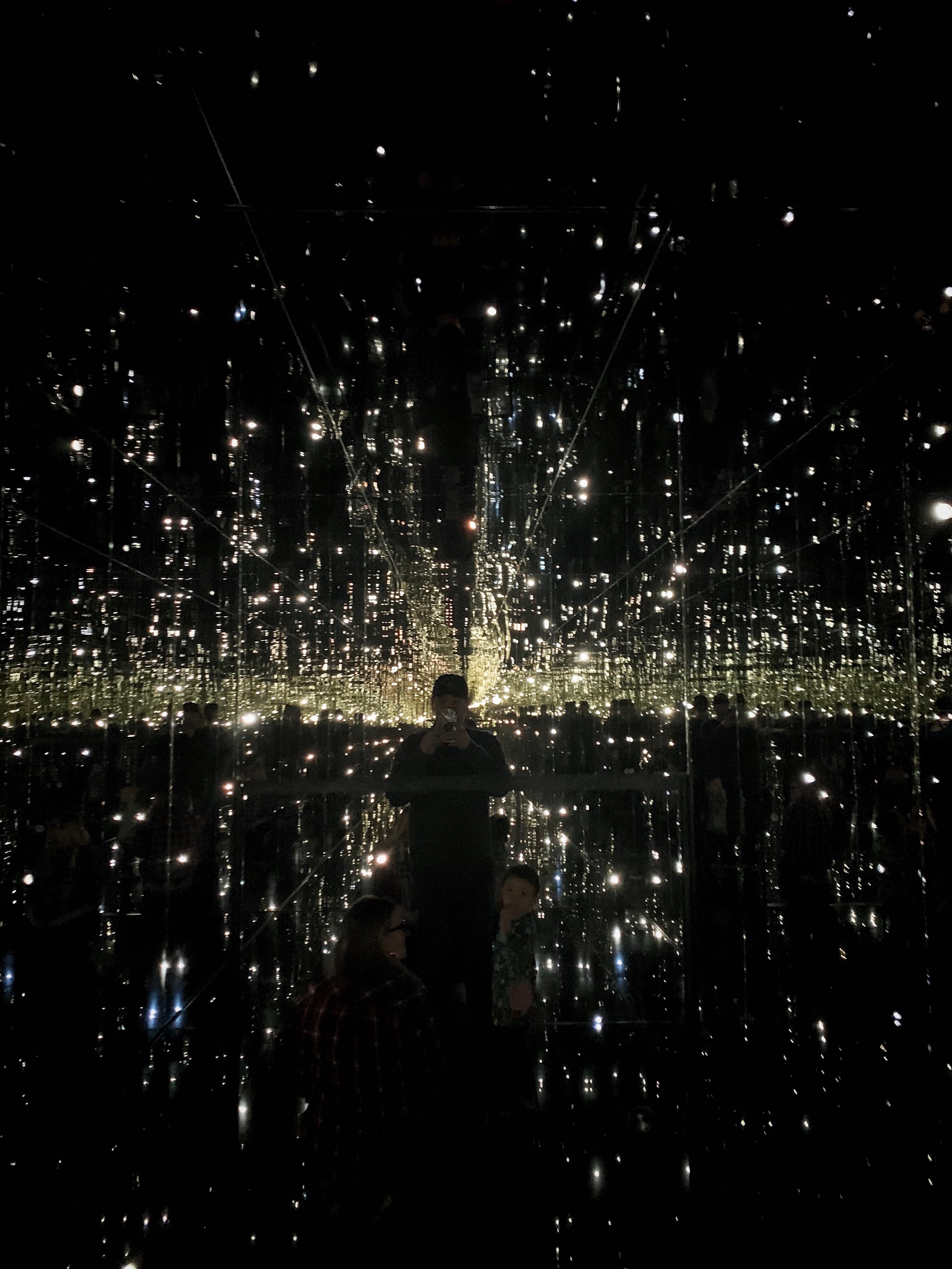 I Thought I Was In Space:' Yayoi Kusama's Infinity Room Draws Ooh's And  Ahh's | Aspen Public Radio, image size:3024x4032