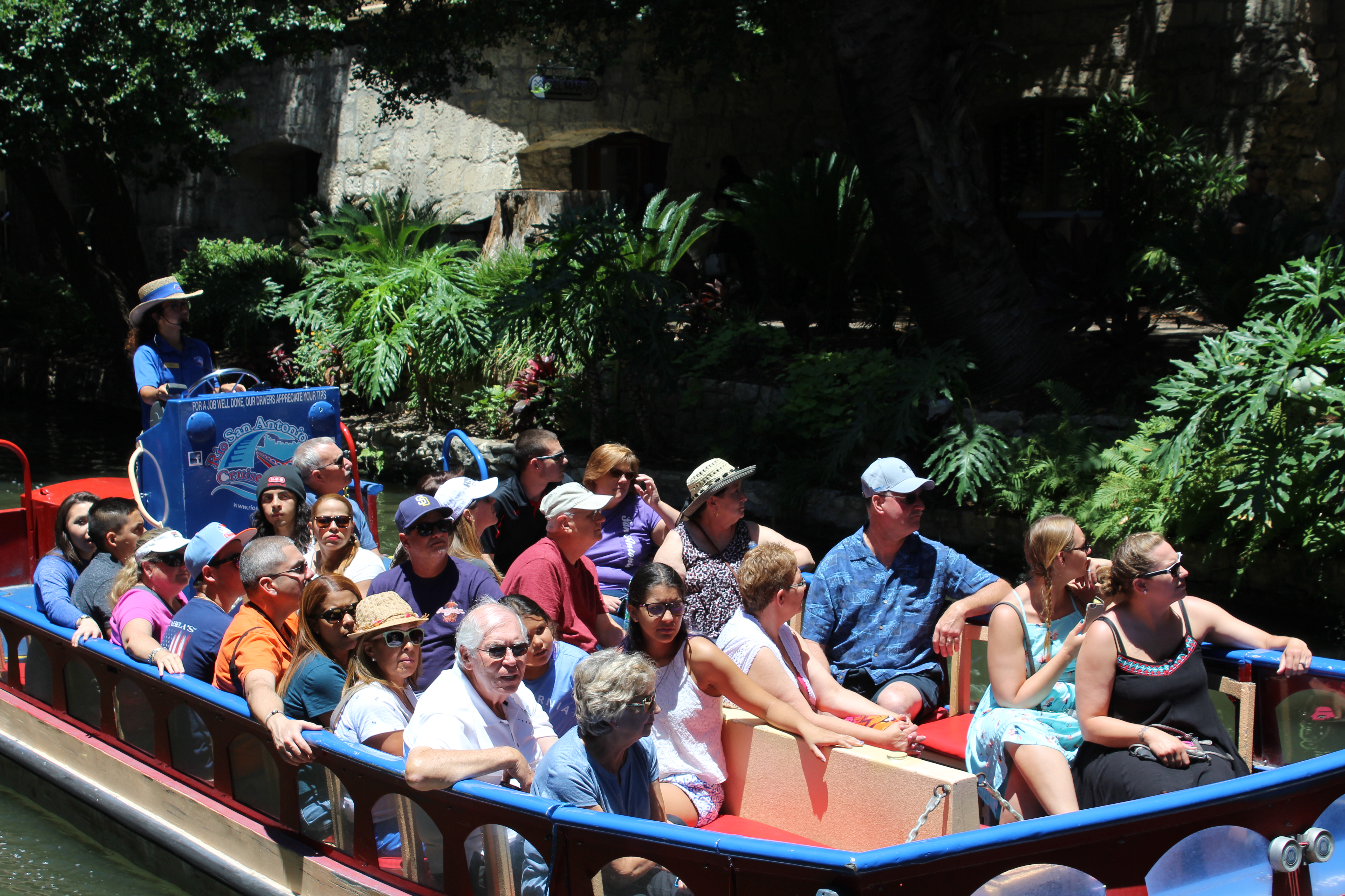 Riverwalk San Antonio River Barges