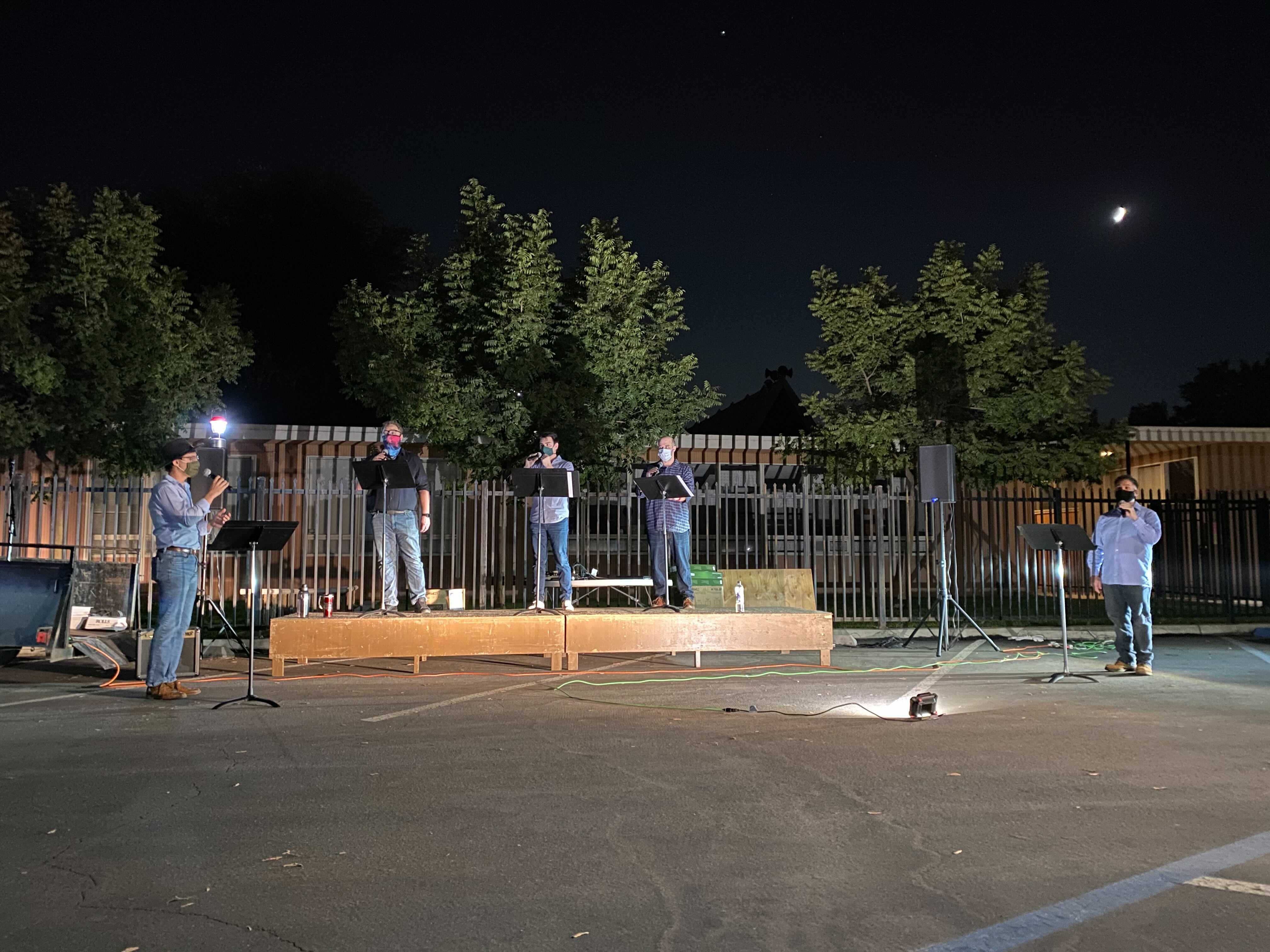 Masked, In Cars, With Radios On: Fresno Community Chorus Gathers For  Parking Lot Singalong