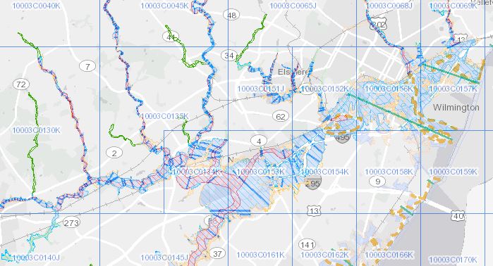 Delaware Flood Zones Map 710x472
