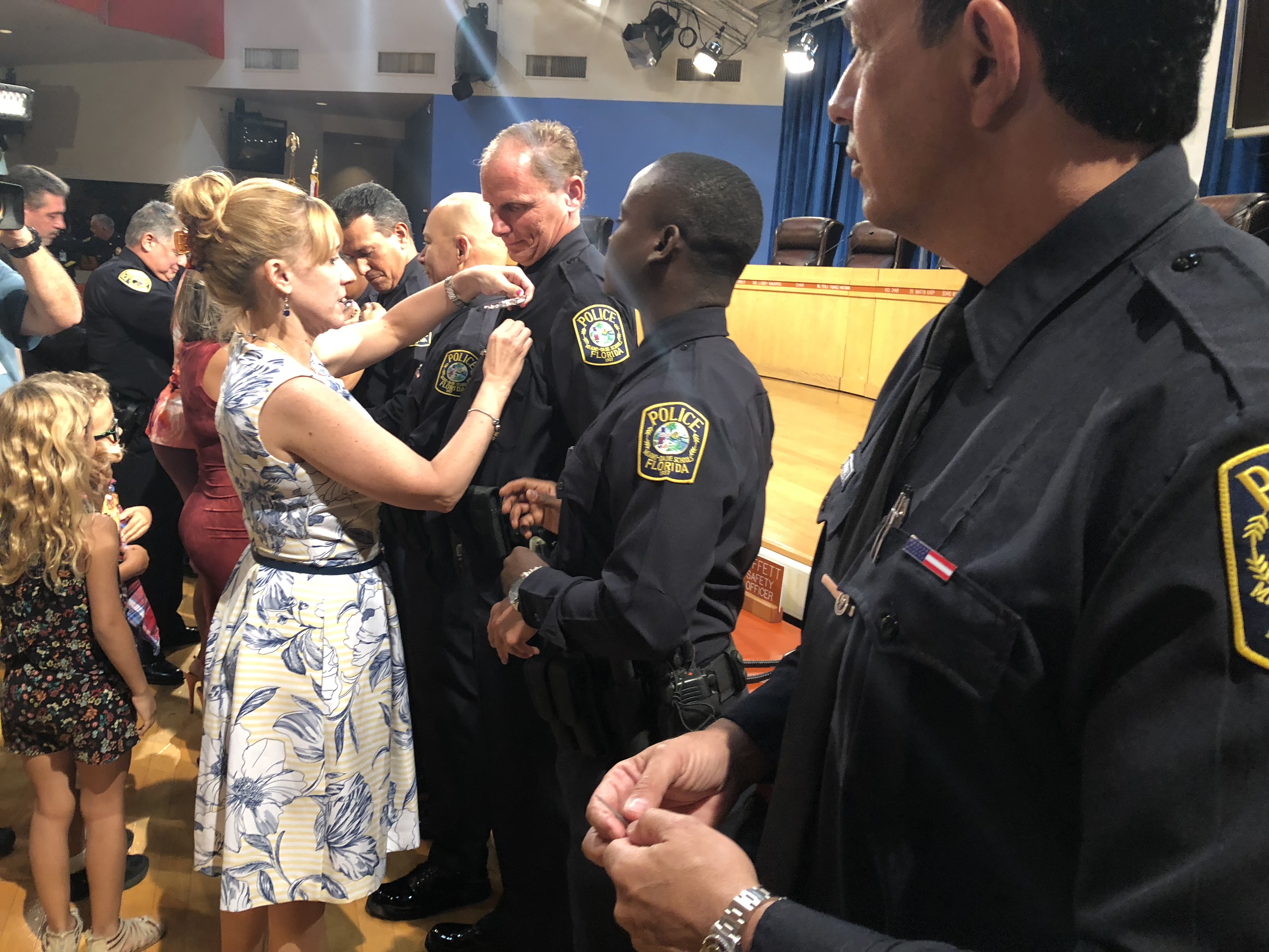 Former Teacher, Retired Cops Among First Miami-Dade School Police Sworn In  Since Parkland Shooting | WLRN