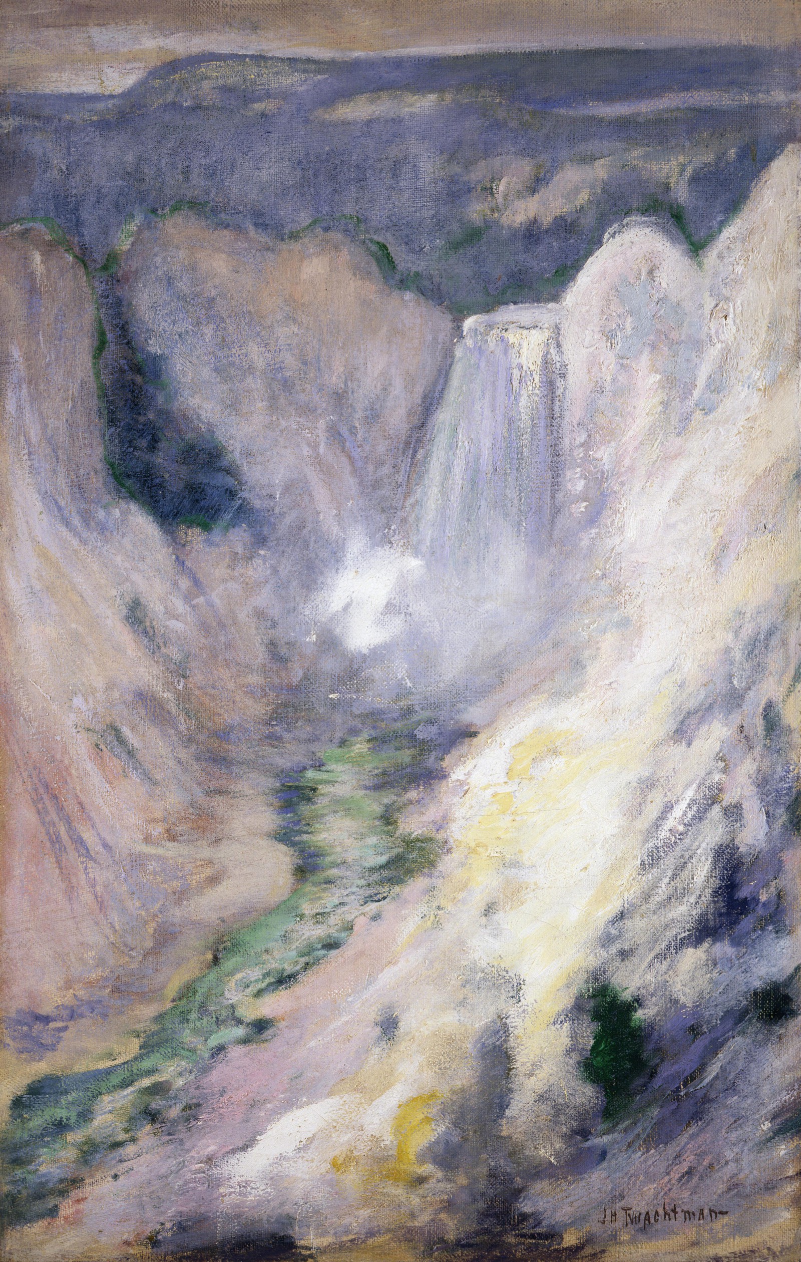 Museum Minute: An Impressionist Depiction Of Yellowstone National Park |  Wyoming Public Media, image size:1600x2520