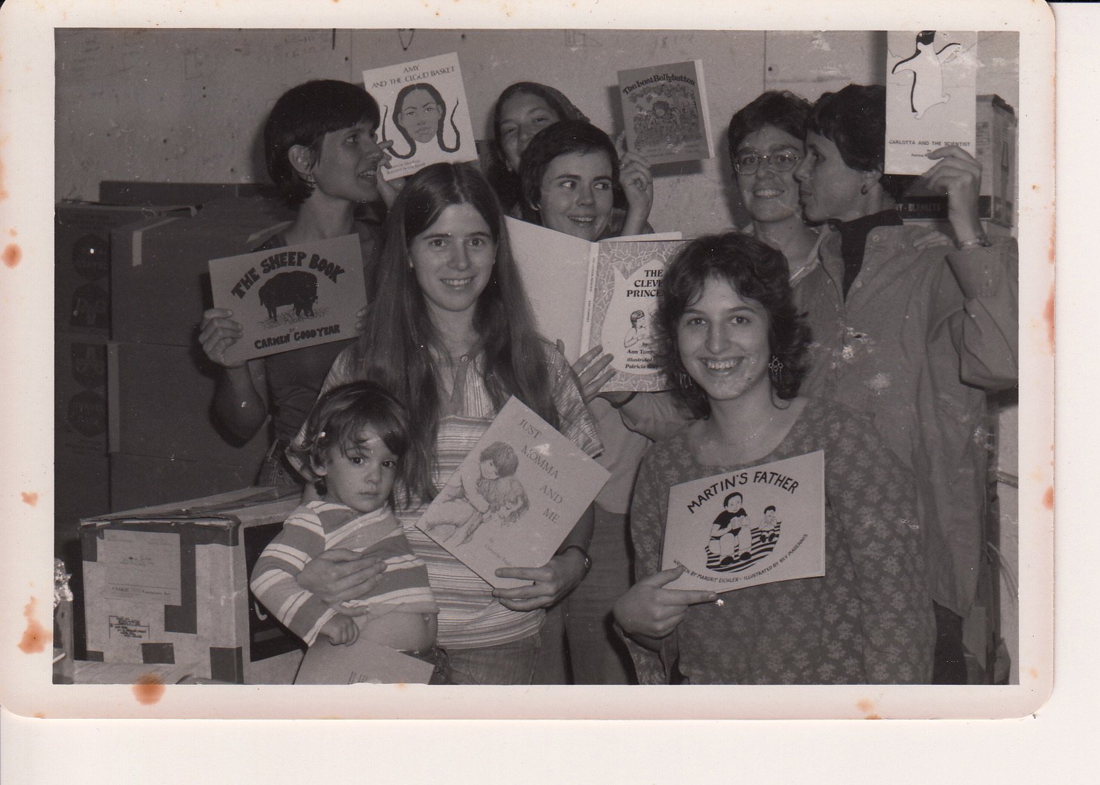 Archival Lollipop Power photograph with Martin's Father visible.