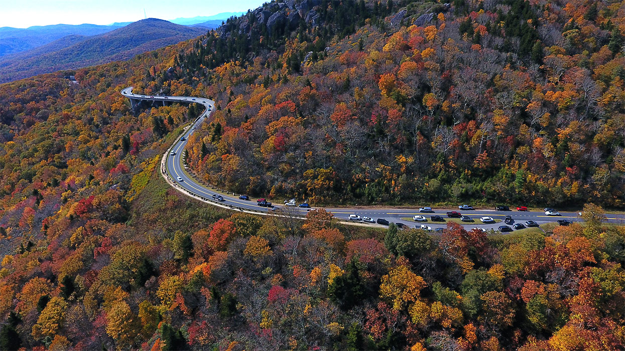 Ruta Blue Ridge Parkway, Carolina Del Norte